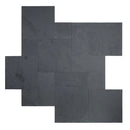 MSI Montauk Black Gauged Slate Wall and Floor Tile MSI Montauk Black Gauged Slate Wall and Floor Tile