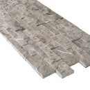 Moon Grey Ledger 3D Panel 6"x24" - Split-face Natural Marble Wall Tile Moon Grey Ledger 3D Panel 6"x24" - Split-face Natural Marble Wall Tile