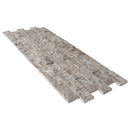 Moon Grey Ledger 3D Panel 6"x24" - Split-face Natural Marble Wall Tile Moon Grey Ledger 3D Panel 6"x24" - Split-face Natural Marble Wall Tile
