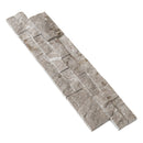 Moon Grey Ledger 3D Panel 6"x24" - Split-face Natural Marble Wall Tile Moon Grey Ledger 3D Panel 6"x24" - Split-face Natural Marble Wall Tile