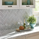 MSI Morning Fog Glazed Handcrafted Polished Ceramic Subway Tile 3"x6" MSI Morning Fog Glazed Handcrafted Polished Ceramic Subway Tile 3"x6"
