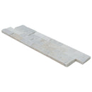 Mugla White Ledger 3D Panel 6"x24" Split-face Natural Marble Wall Tile Mugla White Ledger 3D Panel 6"x24" Split-face Natural Marble Wall Tile