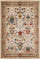 Neola White/Brown Oushak Rug Neola White/Brown Oushak Rug