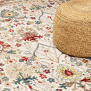 Neola White/Brown Oushak Rug Neola White/Brown Oushak Rug