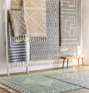 Azra Tasseled Jute&Wool Rug Azra Tasseled Jute&Wool Rug
