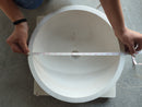 Natural Stone Round Classic Limestone Vessel Sink (D)17" (H)8" Natural Stone Round Classic Limestone Vessel Sink (D)17" (H)8"