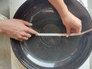 Natural Stone Toros Black Marble Above Counter Vessel Sink Polished (D)16" (H)5" Natural Stone Toros Black Marble Above Counter Vessel Sink Polished (D)16" (H)5"