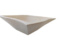 Natural Stone Travertine Unique Modern Special Design Vessel Sink  (W)17.7" (L)17.7" (H)5.9" Natural Stone Travertine Unique Modern Special Design Vessel Sink  (W)17.7" (L)17.7" (H)5.9"