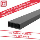 Industrial 1 inch Free Hanging Shelf Bracket® Industrial 1 inch Free Hanging Shelf Bracket®