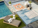 Blue Braided Faux Jute Rug Blue Braided Faux Jute Rug