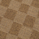 Kuval Checkered Brown Rug Kuval Checkered Brown Rug
