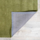 Brockton Solid Sage Green Wool Rug Brockton Solid Sage Green Wool Rug
