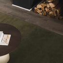 Brockton Solid Sage Green Wool Rug Brockton Solid Sage Green Wool Rug