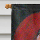 A Little Bird Told Me Santa Claus Flag Canvas House Size PJC1001CHF A Little Bird Told Me Santa Claus Flag Canvas House Size PJC1001CHF