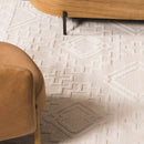 Plumtree 3D White Outdoor Rug Plumtree 3D White Outdoor Rug