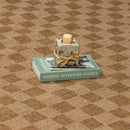 Kuval Checkered Brown Rug Kuval Checkered Brown Rug