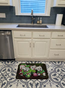 Westie Christmas Santa's Assistants Machine Washable Memory Foam Mat PPP3285RUG Westie Christmas Santa's Assistants Machine Washable Memory Foam Mat PPP3285RUG