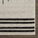 Angus Black&White Geometric Area Rug Angus Black&White Geometric Area Rug