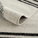 Angus Black&White Geometric Area Rug Angus Black&White Geometric Area Rug