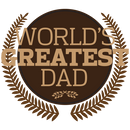 Xpression Pro Gaming Chair with Worlds Greatest Dad Logo Xpression Pro Gaming Chair with Worlds Greatest Dad Logo