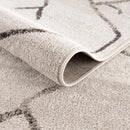 Azzan Cream & Charcoal Area Rug - Clearance Azzan Cream & Charcoal Area Rug - Clearance