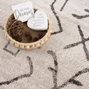 Azzan Cream & Charcoal Area Rug - Clearance Azzan Cream & Charcoal Area Rug - Clearance