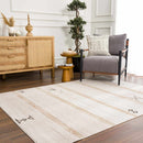 Deja Cream & Gold Area Rug - Clearance Deja Cream & Gold Area Rug - Clearance
