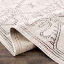 Divya Cream & Charcoal Area Rug - Clearance Divya Cream & Charcoal Area Rug - Clearance