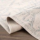 Divya Cream & Silver Blue Area Rug - Clearance Divya Cream & Silver Blue Area Rug - Clearance