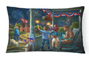 4th of July at Grandpa's USA Canvas Fabric Decorative Pillow PTW2073PW1216 4th of July at Grandpa's USA Canvas Fabric Decorative Pillow PTW2073PW1216