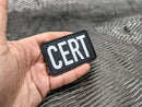 "CERT" 2"X3" PVC Glow Patch "CERT" 2"X3" PVC Glow Patch