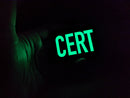 "CERT" 2"X3" PVC Glow Patch "CERT" 2"X3" PVC Glow Patch
