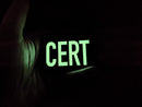 "CERT" 2"X3" PVC Glow Patch "CERT" 2"X3" PVC Glow Patch