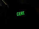 "CERT" 2"X3" PVC Glow Patch "CERT" 2"X3" PVC Glow Patch