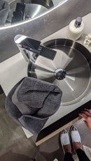 Zeek 14” Gunmetal Black Round Vessel Bathroom Sink Stainless Steel PVD Nano Tech Coating ZN-B144 Zeek 14” Gunmetal Black Round Vessel Bathroom Sink Stainless Steel PVD Nano Tech Coating ZN-B144