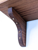Solid Wood Brackets in Mahogany or Oak Solid Wood Brackets in Mahogany or Oak