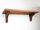 Solid Wood Brackets in Mahogany or Oak Solid Wood Brackets in Mahogany or Oak