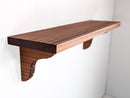 Solid Wood Brackets in Mahogany or Oak Solid Wood Brackets in Mahogany or Oak