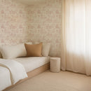 Pastoral Romance - Pale Pink Toile Landscape Wallpaper Pastoral Romance - Pale Pink Toile Landscape Wallpaper