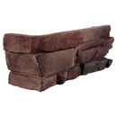 Peninsula earth corner stacked stone 9x19.5 natural manufactured stone LPNLEPENEAR4COR product shot corner view  Peninsula earth corner stacked stone 9x19.5 natural manufactured stone LPNLEPENEAR4COR product shot corner view
