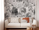 Black and White Peony Wallpaper Black and White Peony Wallpaper