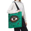"All Seeing Eye" (Teal) Heavy-Duty Canvas Tote Bag "All Seeing Eye" (Teal) Heavy-Duty Canvas Tote Bag
