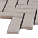 MSI Portico Pearl Herringbone Ceramic Mosaic Tile 11.3"x12.56" MSI Portico Pearl Herringbone Ceramic Mosaic Tile 11.3"x12.56"