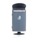 Premium Heavy Duty Outdoor Semi-Open Commercial Cylindrical Stainless Steel Garbage Trash Can With Ash Tray (SAK45215) Premium Heavy Duty Outdoor Semi-Open Commercial Cylindrical Stainless Steel Garbage Trash Can With Ash Tray (SAK45215)