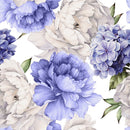 Purple and White Peony Bouquet Wallpaper - Elegant Floral Peel and Stick Wallpaper Purple and White Peony Bouquet Wallpaper - Elegant Floral Peel and Stick Wallpaper