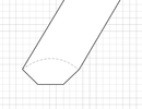 Vinyl Quarter Round Molding - 8 linear ft Vinyl Quarter Round Molding - 8 linear ft
