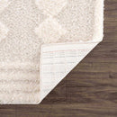 Hija Cream High-Low Area Rug Hija Cream High-Low Area Rug