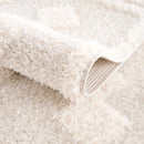 Hija Cream High-Low Area Rug Hija Cream High-Low Area Rug