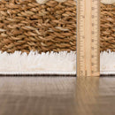 Hija Cream High-Low Area Rug Hija Cream High-Low Area Rug