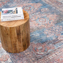 Baltinglass Rust & Blue Washable Area Rug - Clearance Baltinglass Rust & Blue Washable Area Rug - Clearance